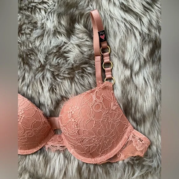 SET NWT Victoria's Secret VERY SEXY Lace Push-Up Bra and Thong Panty Set - Picture 4 of 12